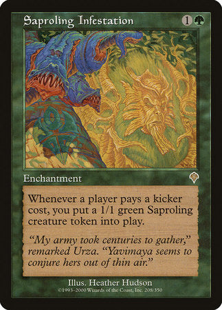 Saproling Infestation [Invasion] | Cards and Coasters CA