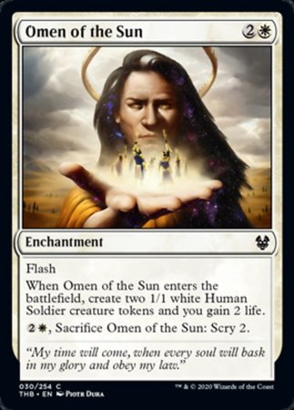 Omen of the Sun [Theros Beyond Death] | Cards and Coasters CA