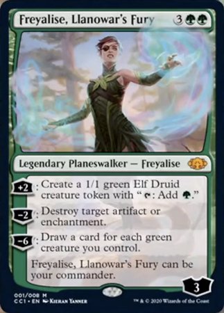 Freyalise, Llanowar's Fury [Commander Collection: Green] | Cards and Coasters CA