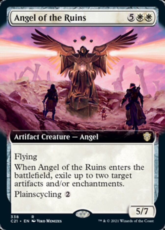 Angel of the Ruins (Extended) [Commander 2021] | Cards and Coasters CA