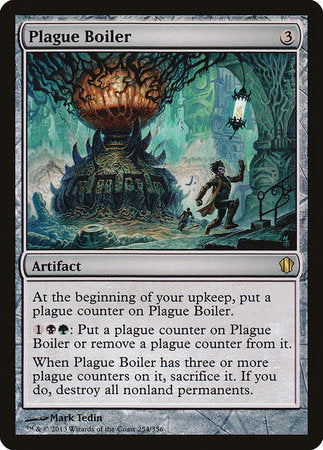 Plague Boiler [Commander 2013] | Cards and Coasters CA