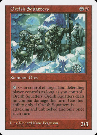 Orcish Squatters [Fifth Edition] | Cards and Coasters CA