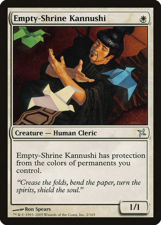 Empty-Shrine Kannushi [Betrayers of Kamigawa] | Cards and Coasters CA