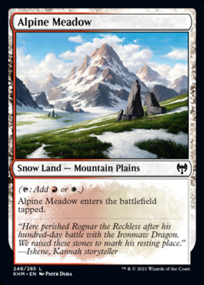Alpine Meadow [Kaldheim] | Cards and Coasters CA