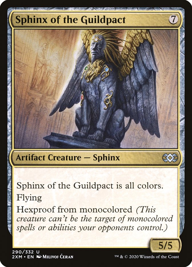 Sphinx of the Guildpact [Double Masters] | Cards and Coasters CA