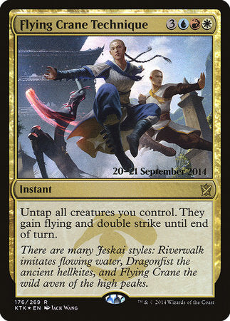 Flying Crane Technique [Khans of Tarkir Promos] | Cards and Coasters CA