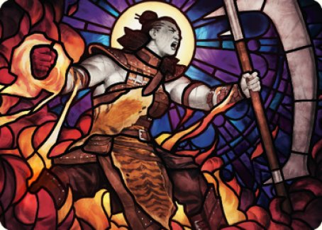 Garna, Bloodfist of Keld Art Card [Dominaria United Art Series] | Cards and Coasters CA