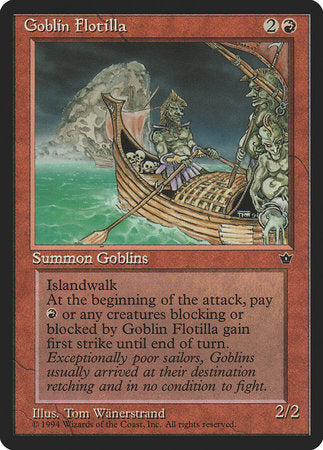 Goblin Flotilla [Fallen Empires] | Cards and Coasters CA