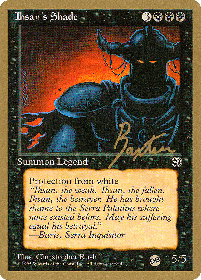 Ihsan's Shade (George Baxter) (SB) [Pro Tour Collector Set] | Cards and Coasters CA