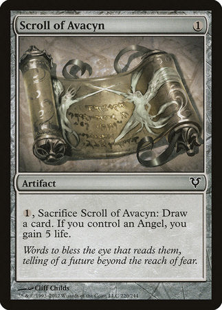 Scroll of Avacyn [Avacyn Restored] | Cards and Coasters CA