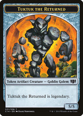 Daretti, Scrap Savant Emblem // Tuktuk the Returned Double-sided Token [Commander 2014 Tokens] | Cards and Coasters CA