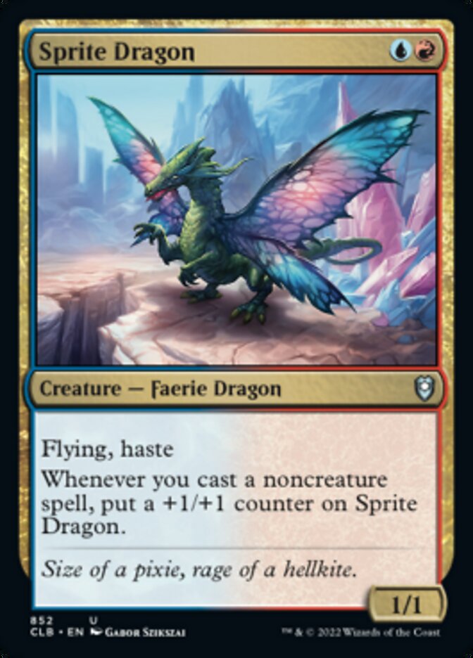 Sprite Dragon [Commander Legends: Battle for Baldur's Gate] | Cards and Coasters CA