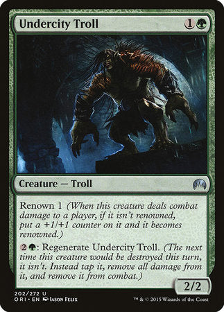 Undercity Troll [Magic Origins] | Cards and Coasters CA