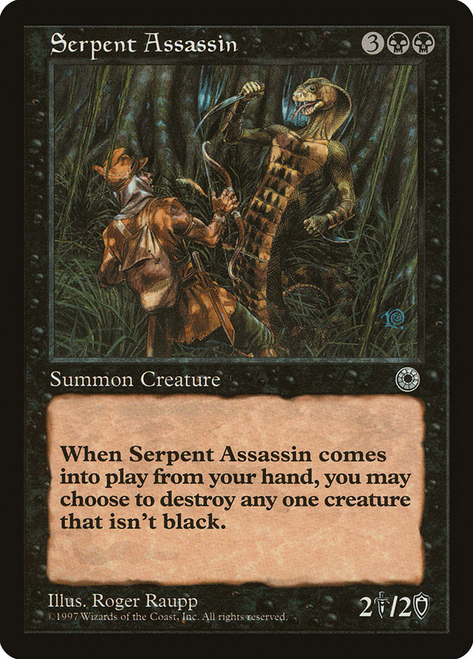 Serpent Assassin [Portal] | Cards and Coasters CA