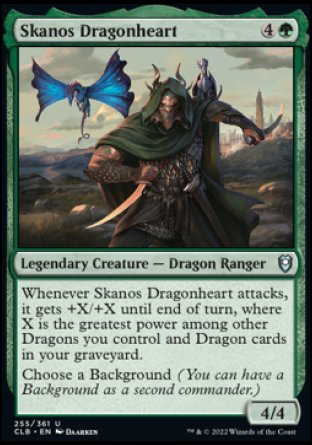 Skanos Dragonheart [Commander Legends: Battle for Baldur's Gate] | Cards and Coasters CA