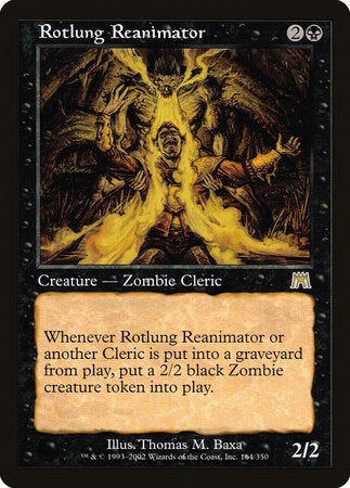 Rotlung Reanimator [Onslaught] | Cards and Coasters CA