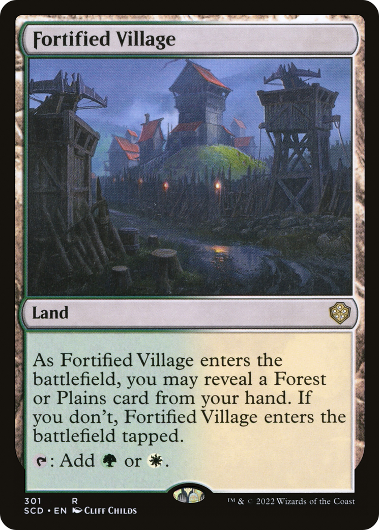 Fortified Village [Starter Commander Decks] | Cards and Coasters CA