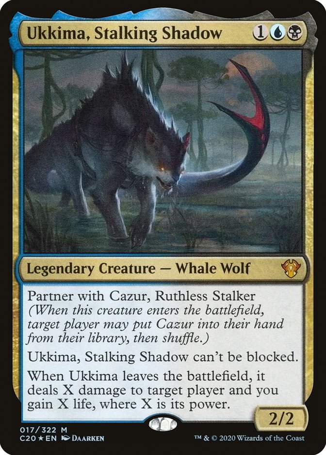Ukkima, Stalking Shadow [Commander 2020] | Cards and Coasters CA