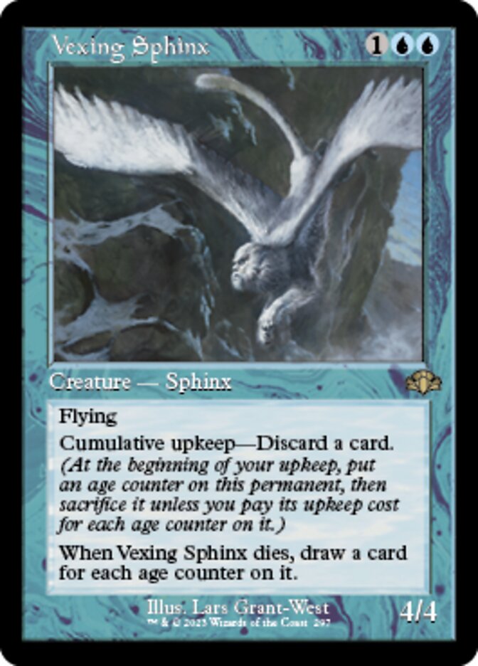 Vexing Sphinx (Retro) [Dominaria Remastered] | Cards and Coasters CA