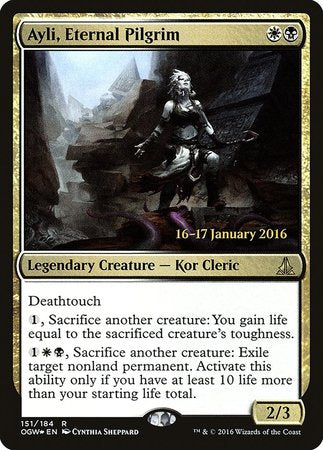 Ayli, Eternal Pilgrim [Oath of the Gatewatch Promos] | Cards and Coasters CA