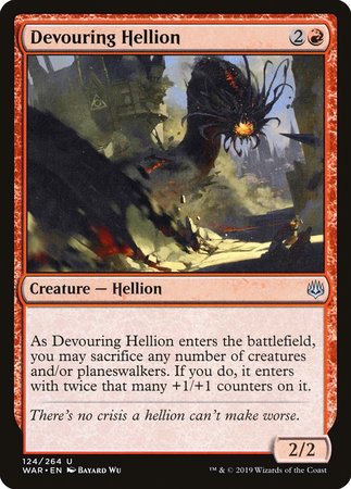 Devouring Hellion [War of the Spark] | Cards and Coasters CA