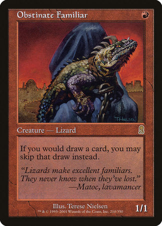 Obstinate Familiar [Odyssey] | Cards and Coasters CA
