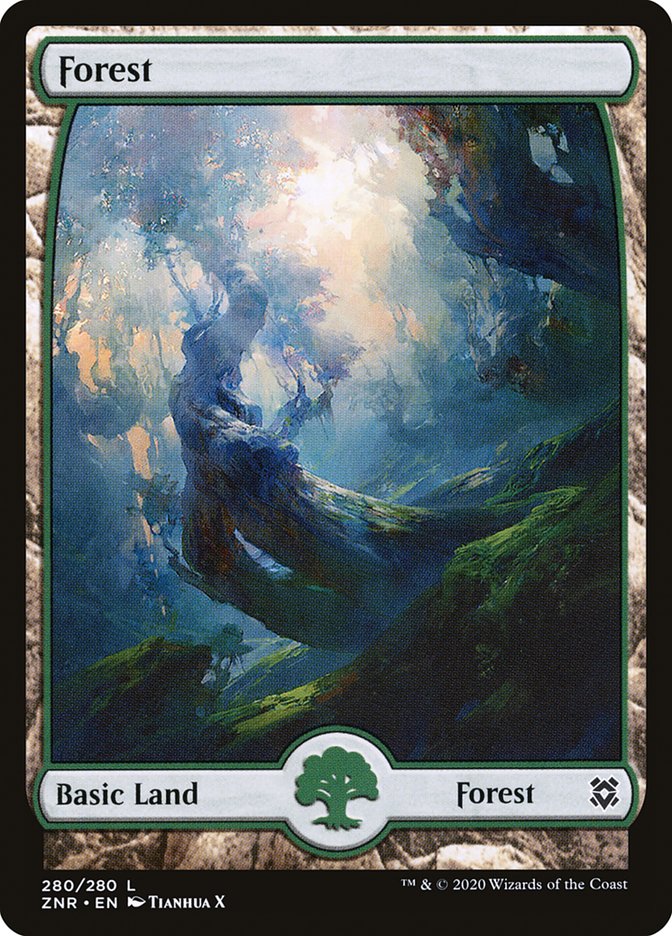 Forest (280) [Zendikar Rising] | Cards and Coasters CA