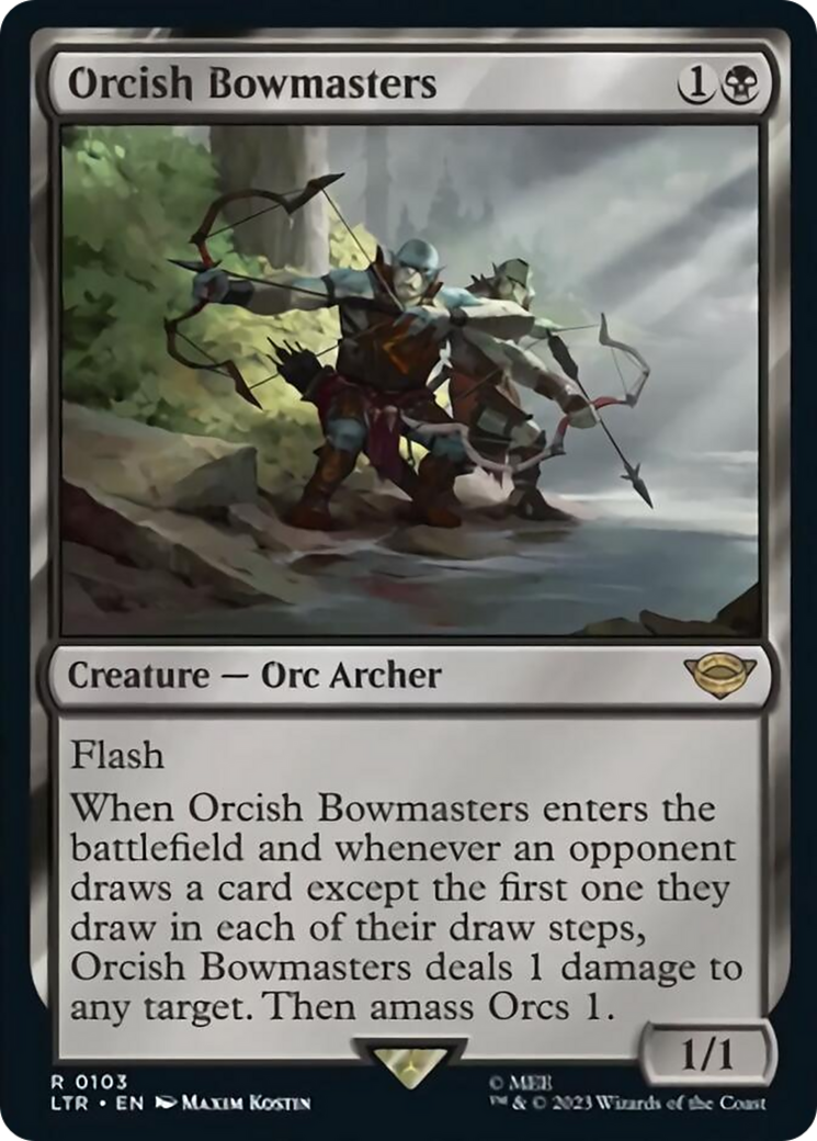 Orcish Bowmasters [The Lord of the Rings: Tales of Middle-Earth] | Cards and Coasters CA