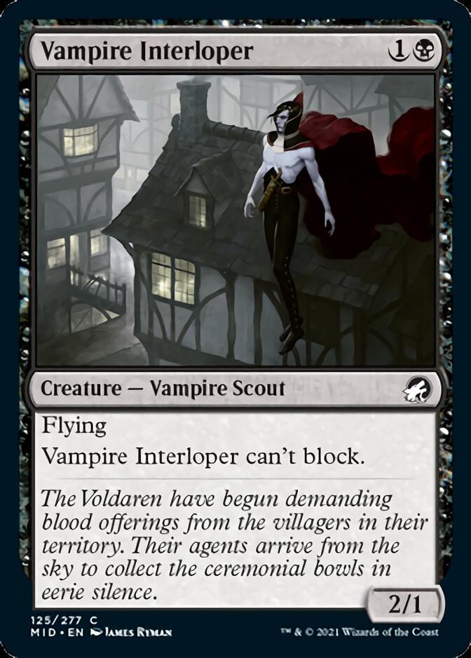 Vampire Interloper [Innistrad: Midnight Hunt] | Cards and Coasters CA