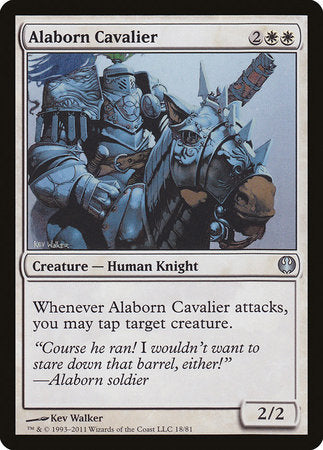 Alaborn Cavalier [Duel Decks: Knights vs. Dragons] | Cards and Coasters CA