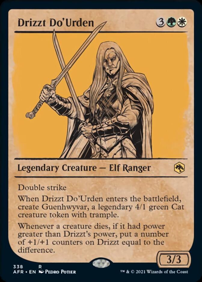 Drizzt Do'Urden (Showcase) [Dungeons & Dragons: Adventures in the Forgotten Realms] | Cards and Coasters CA