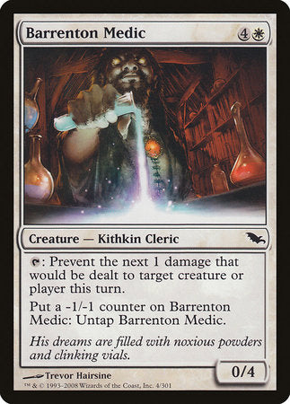 Barrenton Medic [Shadowmoor] | Cards and Coasters CA