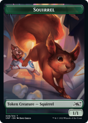 Squirrel // Food (011) Double-sided Token [Unfinity Tokens] | Cards and Coasters CA