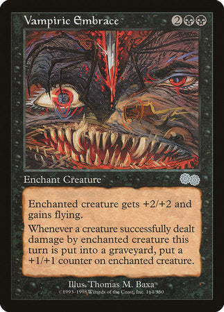 Vampiric Embrace [Urza's Saga] | Cards and Coasters CA