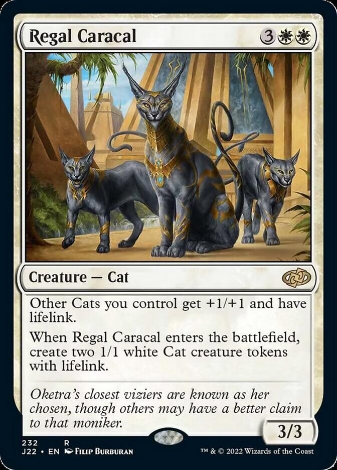 Regal Caracal [Jumpstart 2022] | Cards and Coasters CA