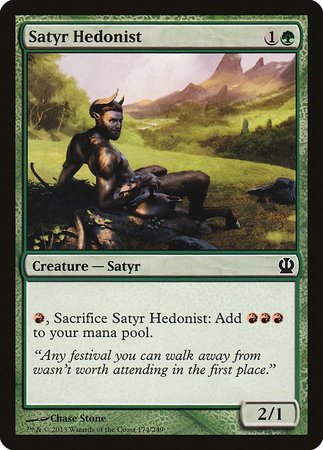 Satyr Hedonist [Theros] | Cards and Coasters CA