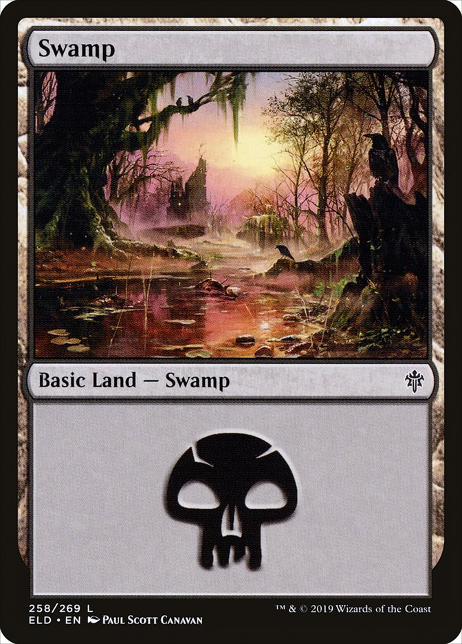 Swamp [Throne of Eldraine] | Cards and Coasters CA