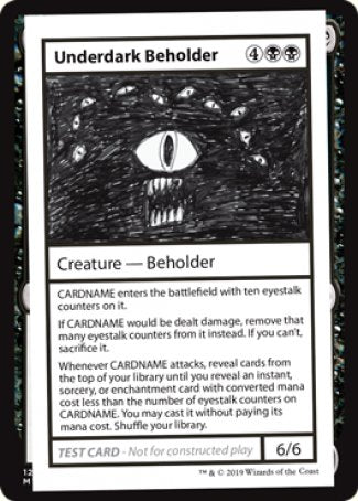 Underdark Beholder (2021 Edition) [Mystery Booster Playtest Cards] | Cards and Coasters CA