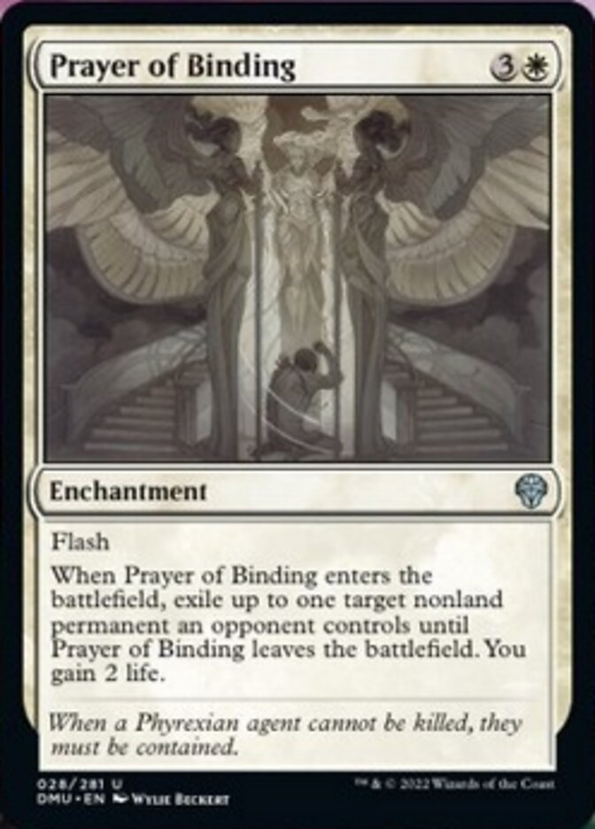 Prayer of Binding [Dominaria United] | Cards and Coasters CA