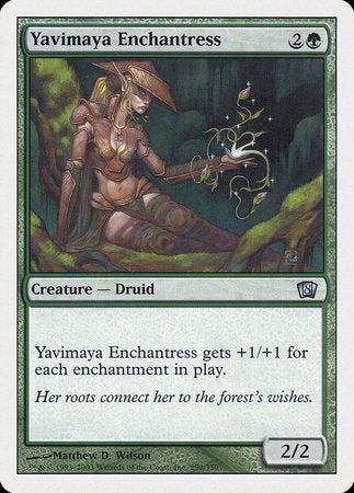 Yavimaya Enchantress [Eighth Edition] | Cards and Coasters CA