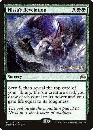 Nissa's Revelation [Magic Origins Promos] | Cards and Coasters CA