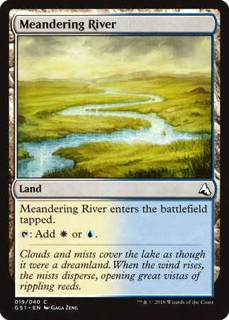 Meandering River [Global Series Jiang Yanggu & Mu Yanling] | Cards and Coasters CA