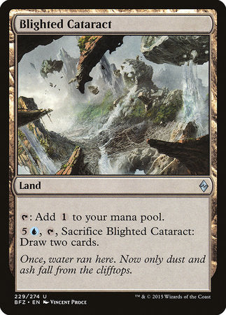 Blighted Cataract [Battle for Zendikar] | Cards and Coasters CA