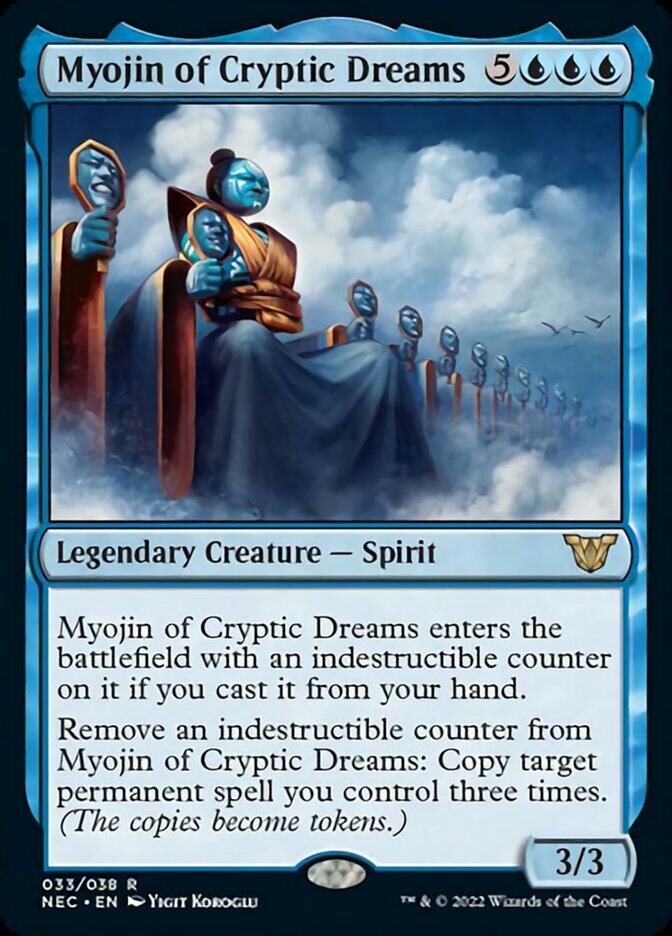 Myojin of Cryptic Dreams [Kamigawa: Neon Dynasty Commander] | Cards and Coasters CA