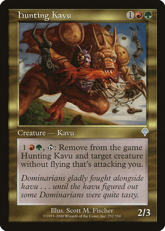 Hunting Kavu [Invasion] | Cards and Coasters CA