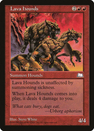 Lava Hounds [Weatherlight] | Cards and Coasters CA