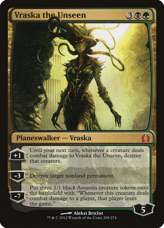 Vraska the Unseen [Return to Ravnica] | Cards and Coasters CA