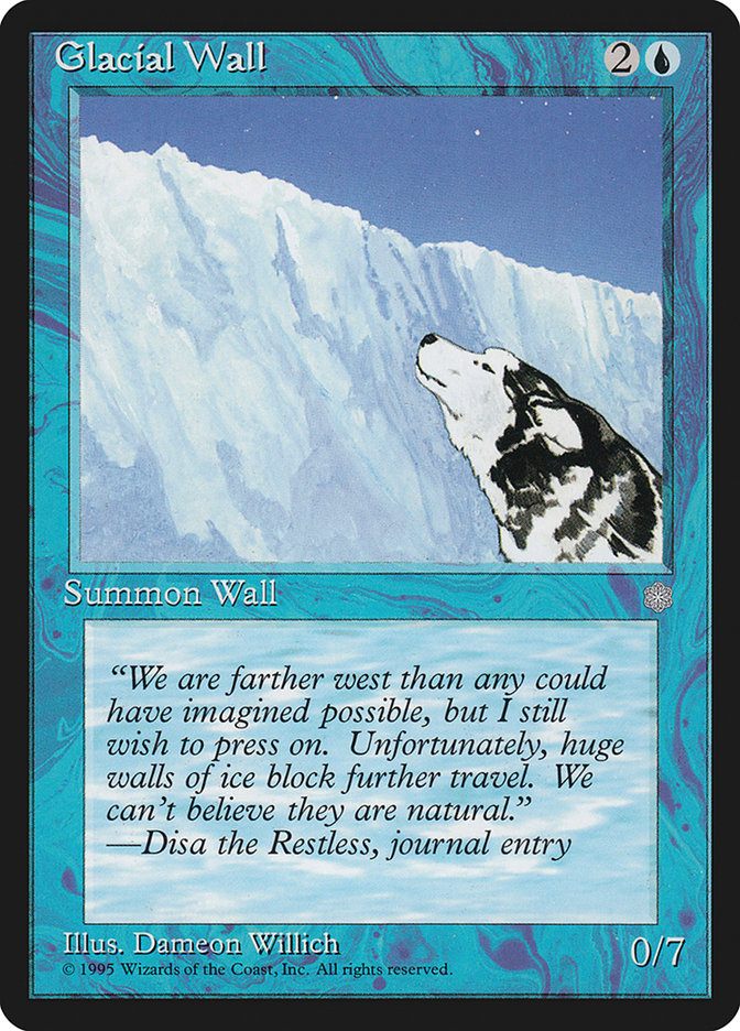 Glacial Wall [Ice Age] | Cards and Coasters CA