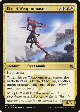 Efreet Weaponmaster [Khans of Tarkir] | Cards and Coasters CA