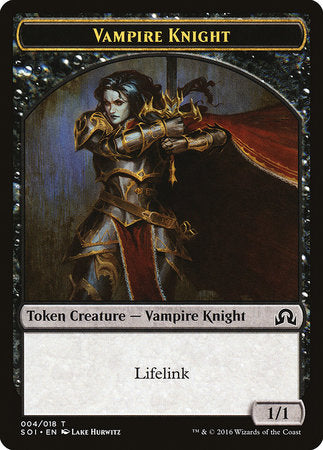 Vampire Knight Token [Shadows over Innistrad Tokens] | Cards and Coasters CA